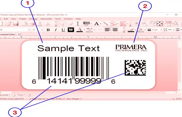 Text & Barcode Annotation